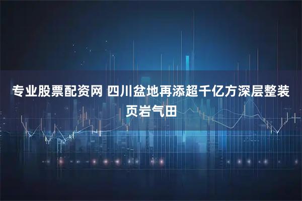 专业股票配资网 四川盆地再添超千亿方深层整装页岩气田